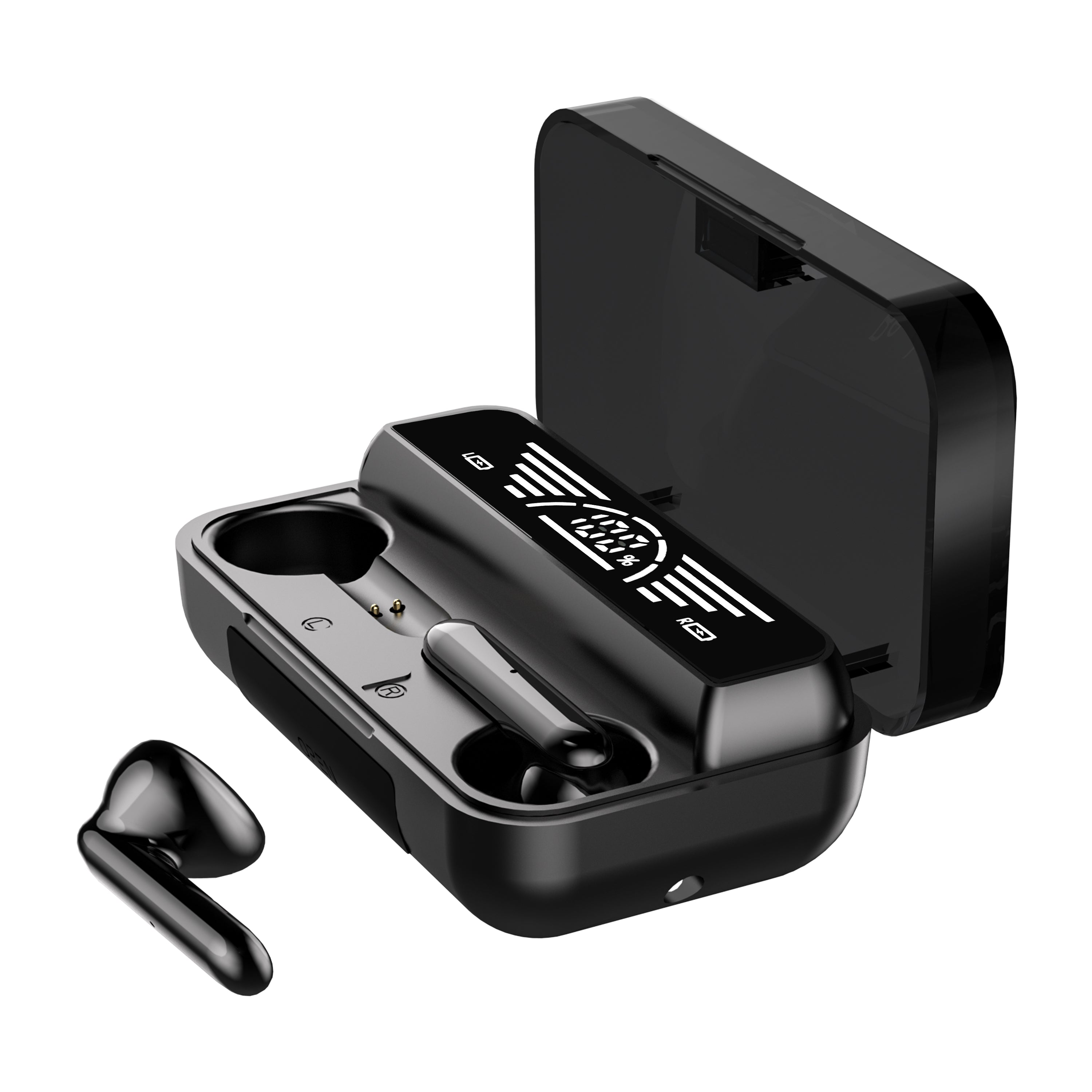 M29 Pro Digital Display TWS Earbuds In-Ear Gaming Headset Bluetooth Wireless Headphone with Power Bank Function M29 Pro Digital Display TWS Earbuds In-Ear Gaming Headset Bluetooth Wireless Headphone with Power Bank Function